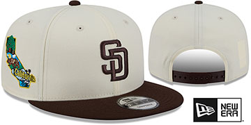Padres LOCALIZED SNAPBACK Chrome-Brown Hat by New Era