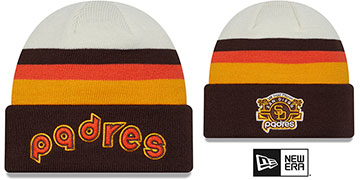 Padres RETRO-CUFF Knit Beanie by New Era