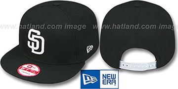 san diego padres hat black and white