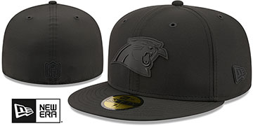 Panthers 2026 NFL SIDELINE Black-Black Fitted Hat by New Era