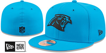 Panthers 2026 NFL SIDELINE Blue Fitted Hat by New Era