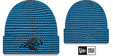 Panthers 2026 SIDELINE WAFFLER Knit Beanie Hat by New Era