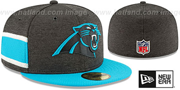 Panthers HOME ONFIELD STADIUM Black-Blue Fitted Hat by New Era