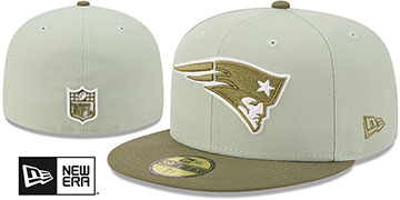 Patriots 2026 COLOR PACK Sage-Olive Fitted Hat by New Era