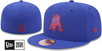 Patriots 2026 'NFL HISTORIC SIDELINE' Royal Fitted Hat by New Era