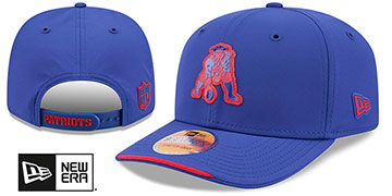 Patriots 2026 NFL HISTORIC SIDELINE SNAPBACK Royal Hat by New Era