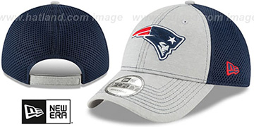 Patriots SHADOW TURN STRAPBACK Grey-Navy Hat by New Era