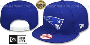Patriots TEAM-BASIC SNAPBACK Royal-White Hat by New Era