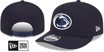 Penn State LOW-CROWN TEAM-BASIC SNAPBACK Navy Hat by New Era