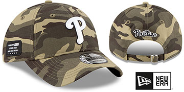 Phillies 2021 ARMED FORCES STARS N STRIPES STRAPBACK Hat by New Era