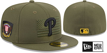 Phillies 2023 ARMED FORCES STARS N STRIPES Hat by New Era