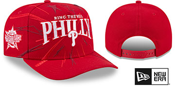 Phillies 2026 ALL STAR GAME EARTHQUAKE SNAPBACK Red Hat by New Era
