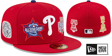 Phillies 2026 ALL STAR GAME ELEMENTS Red Fitted Hat by New Era