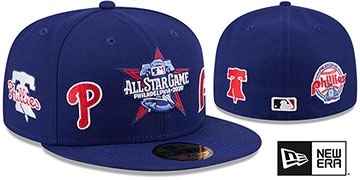 Phillies 2026 ALL STAR GAME ELEMENTS Royal Fitted Hat by New Era