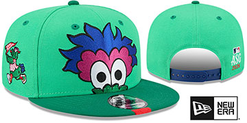 Phillies 2026 ALL STAR GAME PHANATIC FACE SNAPBACK Lime-Green Hat by New Era