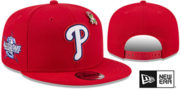 Phillies 2026 ALL STAR GAME PHANATIC PIN SNAPBACK Red Hat by New Era