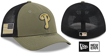 Phillies 2026 ARMED FORCES STARS N STRIPES FLEX Hat by New Era