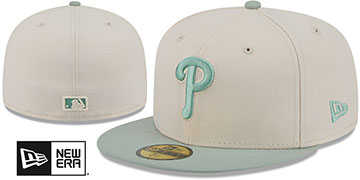 Phillies 2026 COLOR PACK Cream-Sage Fitted Hat by New Era