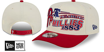 Phillies CLASSIC A-FRAME SNAPBACK Chrome-Red Hat by New Era
