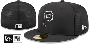 Pirates 2026 'BATTING PRACTICE' Black Fitted Hat by New Era