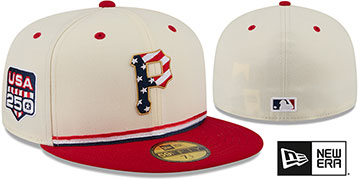 Pirates 2026 JULY 4TH STARS N STRIPES Fitted Hat by New Era