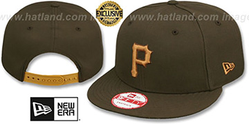 Pirates TEAM-BASIC SNAPBACK Brown-Wheat Hat by New Era