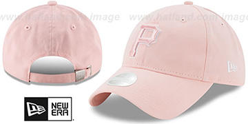 Pirates WOMENS PREFERRED PICK STRAPBACK Light Pink Hat by New Era