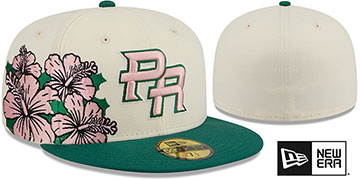 Puerto Rico WBC COUNTRY CONNECT Chrome-Green Fitted Hat by New Era