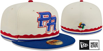 Puerto Rico WBC COUNTRY CONNECT Chrome-Royal Fitted Hat by New Era