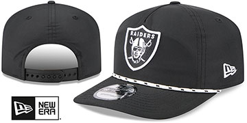 Raiders 1920 ROPE SNAPBACK Black-White Hat by New Era