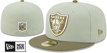Raiders 2026 COLOR PACK Sage-Olive Fitted Hat by New Era