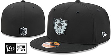 Raiders 2026 'NFL HISTORIC SIDELINE' Black Fitted Hat by New Era
