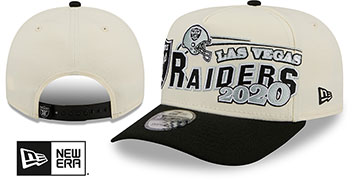Raiders CLASSIC A-FRAME SNAPBACK Chrome-Black Hat by New Era