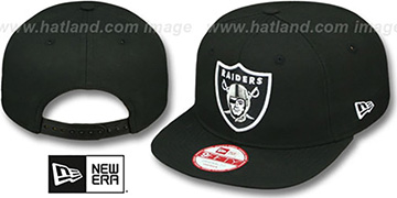 Raiders 'TEAM-LOGO SNAPBACK' Black Hat by New Era