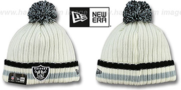 Raiders YESTER-YEAR Knit Beanie Hat by New Era