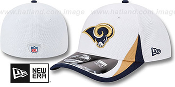 Rams 2013 NFL TRAINING FLEX White Hat by New Era