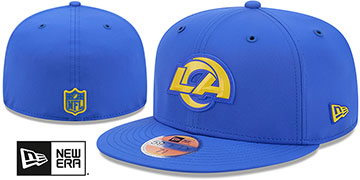 Rams 2026 'NFL SIDELINE' Royal Fitted Hat by New Era