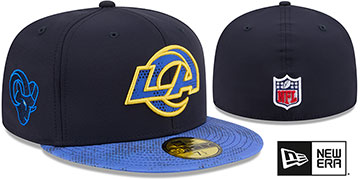 Rams NFL RIVALRIES Navy-Royal Fitted Hat by New Era