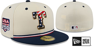 Rangers 2026 JULY 4TH STARS N STRIPES Fitted Hat by New Era