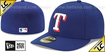 Rangers LOW-CROWN GAME Fitted Hat by New Era