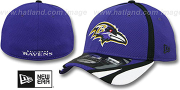 Ravens 2014 NFL TRAINING FLEX Purple Hat by New Era