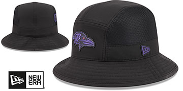 Ravens 2026 NFL SIDELINE BUCKET Black Hat by New Era