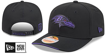 Ravens 2026 NFL SIDELINE SNAPBACK Black Hat by New Era