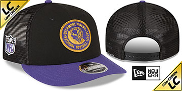 Ravens LP TRUCKER SIDELINE SNAPBACK Black-Purple Hat by New Era