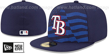 Rays 2015 JULY 4TH STARS N STRIPES Hat by New Era