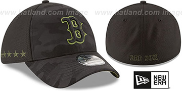 Red Sox 2018 MEMORIAL DAY STARS N STRIPES FLEX Hat by New Era