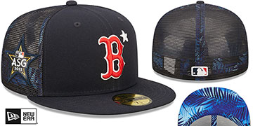 Red Sox '2022 MLB ALL-STAR WORKOUT' Navy Fitted Hat by New Era