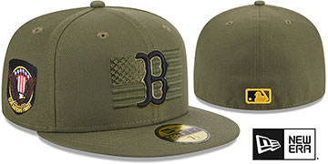 Red Sox 2023 ARMED FORCES 'STARS N STRIPES' Hat by New Era
