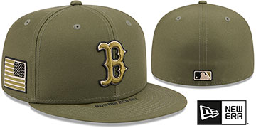 Red Sox 2026 ARMED FORCES STARS N STRIPES Hat by New Era