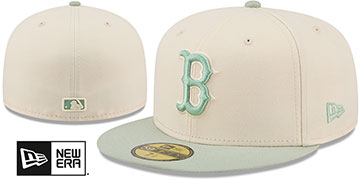 Red Sox 2026 COLOR PACK Cream-Sage Fitted Hat by New Era